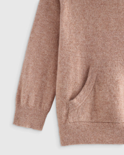 Washable Cashmere Hoodie - 9-12M / Oatmeal