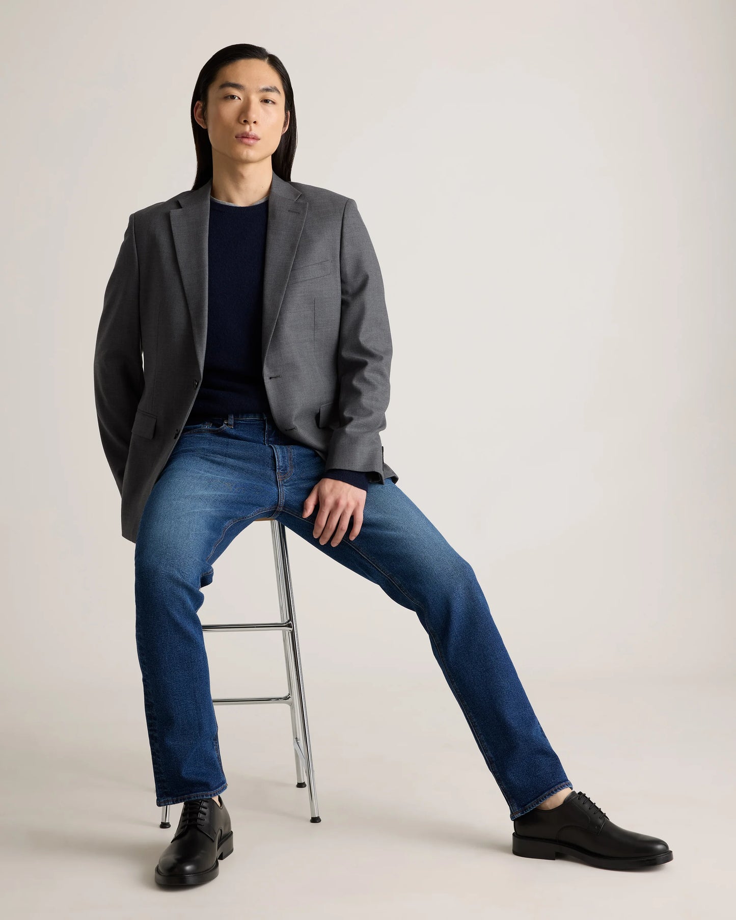 Warren Stretch Straight Jeans - 30X30 / Arctic Blue