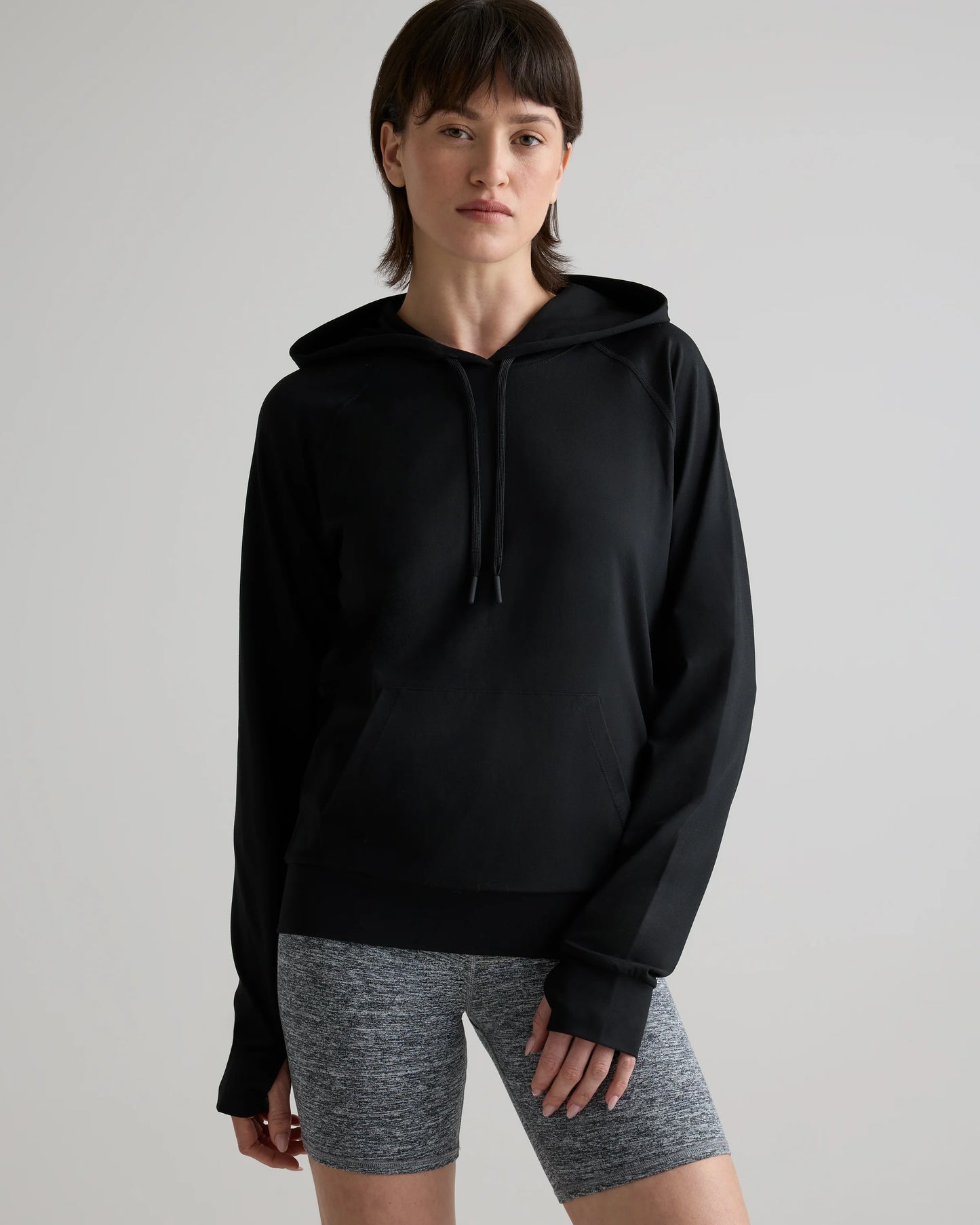 Flowknit Pullover Hoodie - XS / Heather Navy