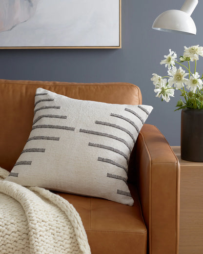 Bold Stripe Pillow Cover - 20x20 / Black