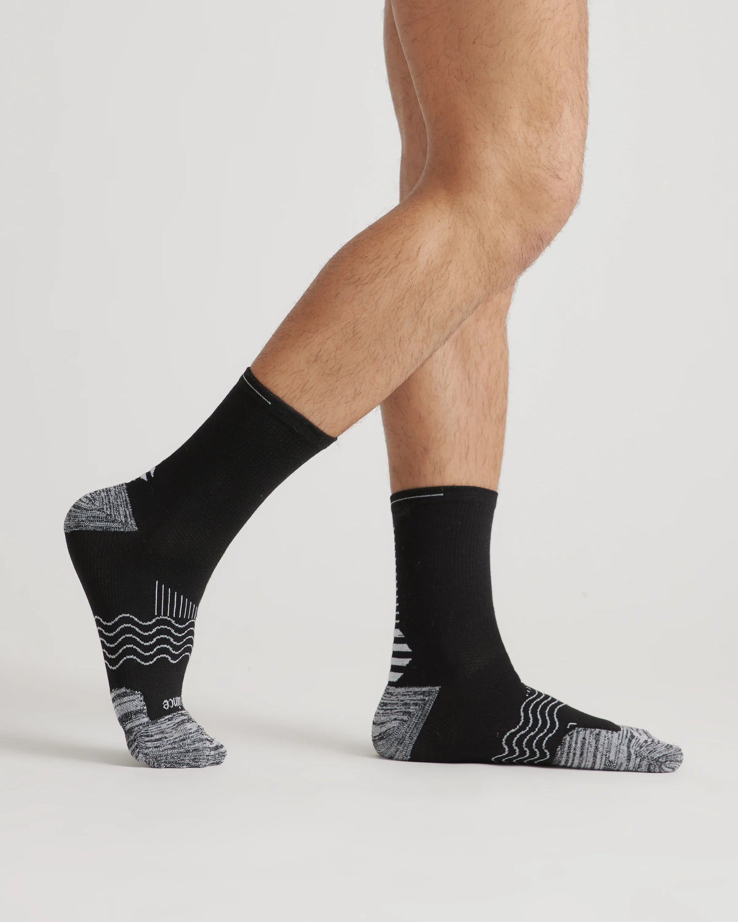 Performance Running Crew Socks (4-Pack) - S / White