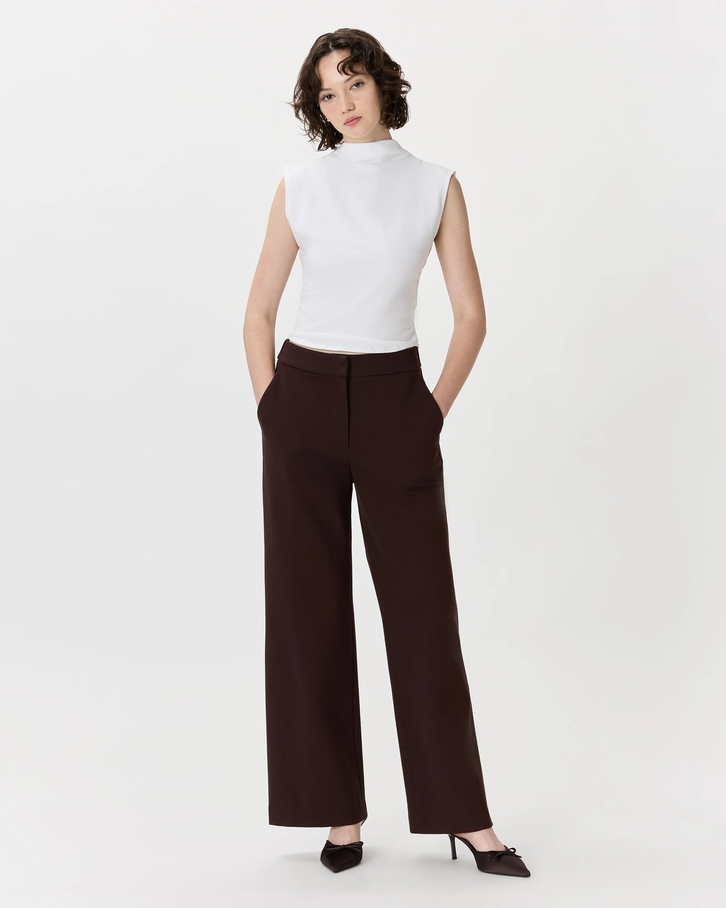 Ultra-Stretch Ponte Trouser - 0 / Navy