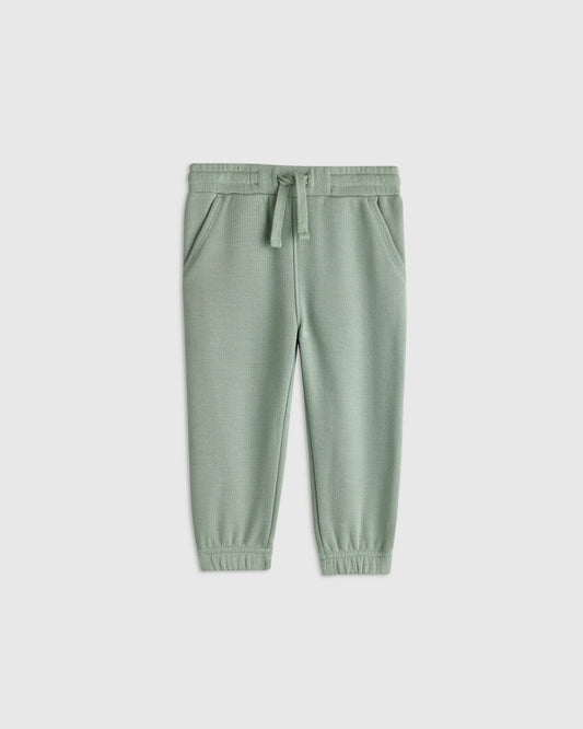 SuperSoft Fleece Joggers - 0-3M / Soft Sage
