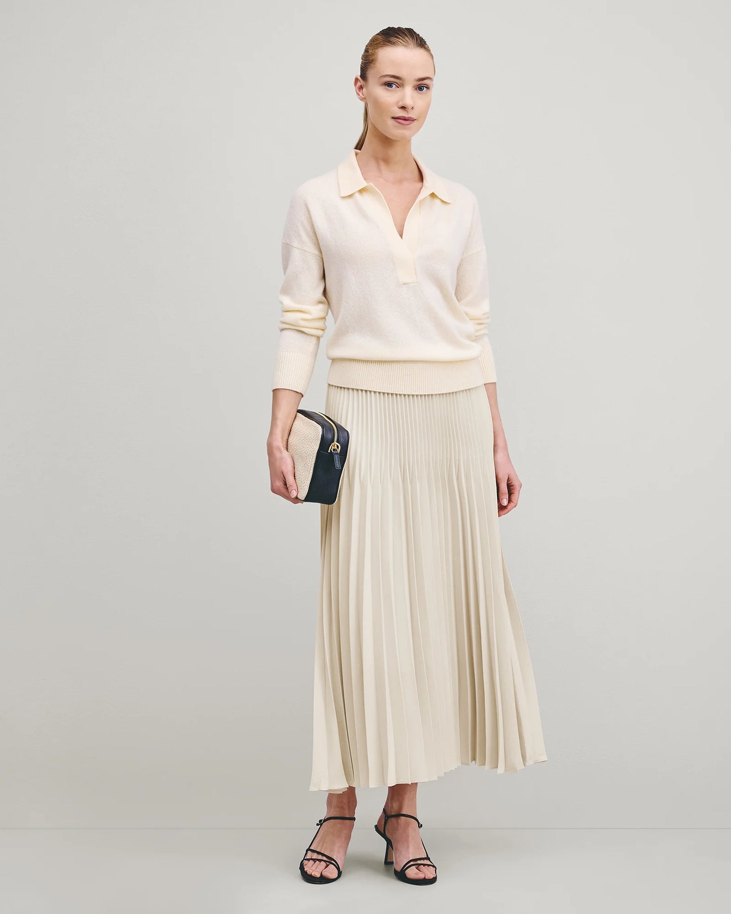 Pleated Matte Midi Skirt - XS / Coffee Bean Brown