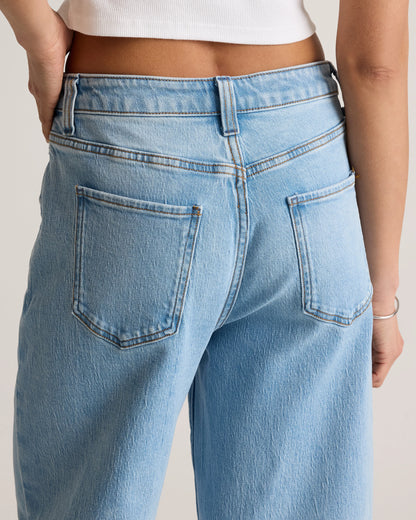 Bella Stretch Barrel Jeans - 24 / Cool Blue