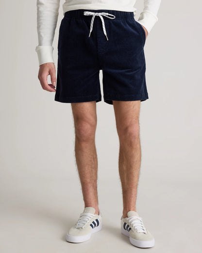 Organic Stretch Corduroy Shorts - 6" - S / Granite Grey