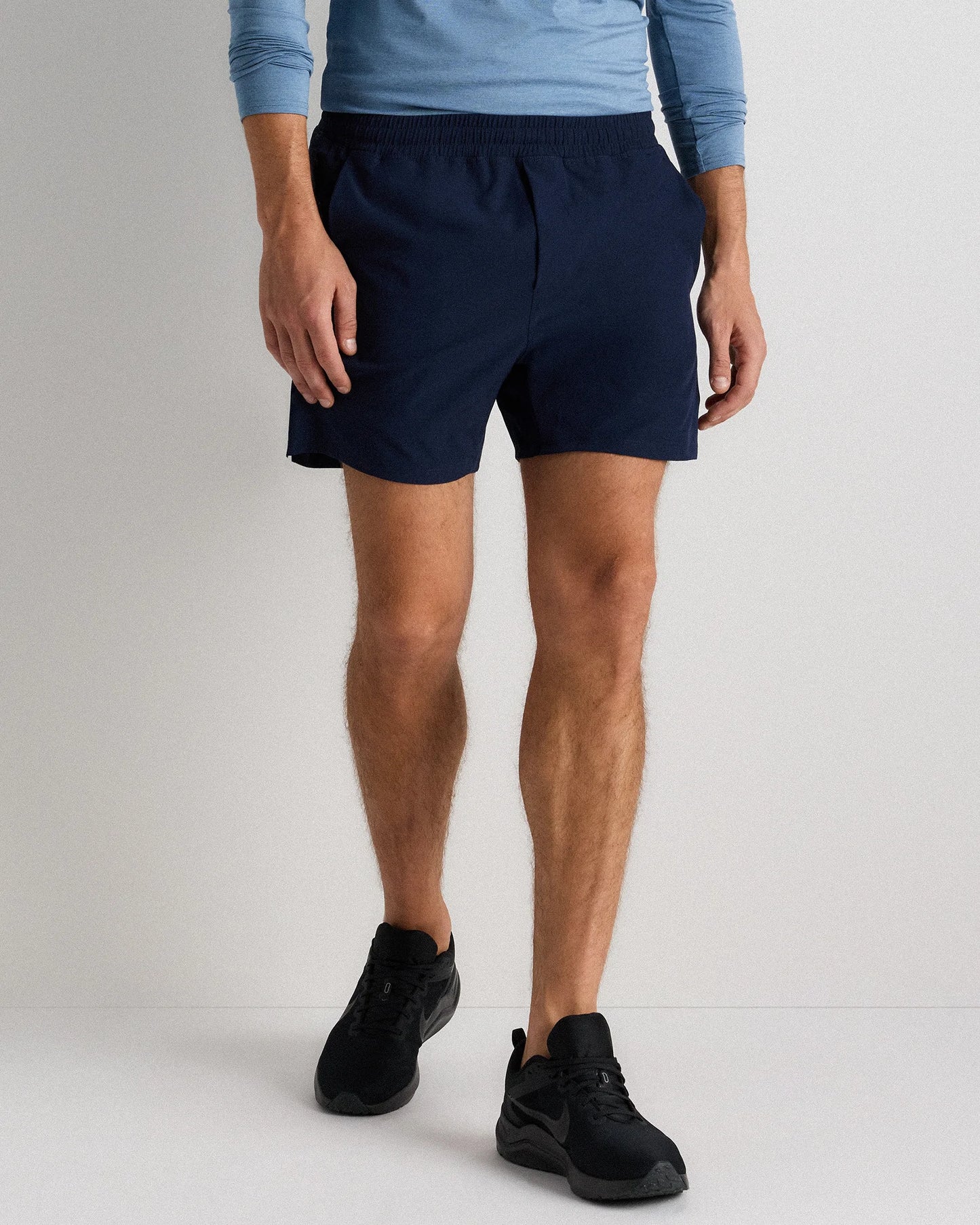 Classic Lined Run Shorts - 5" - S / Black
