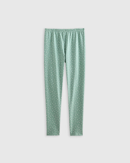 Organic Cotton Leggings - 2T / Red