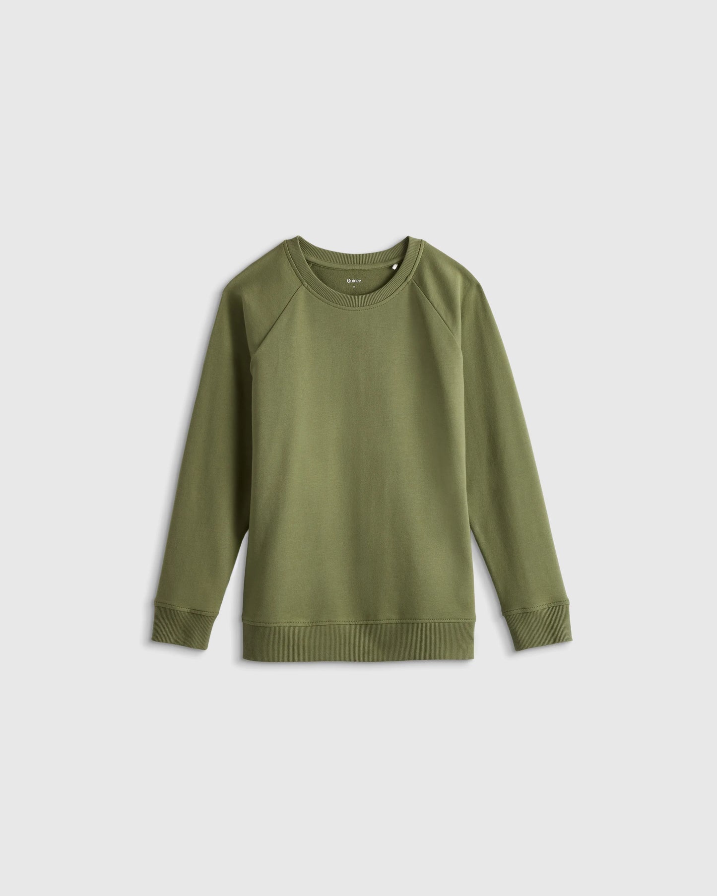 Organic Cotton French Terry Crew Neck Sweatshirt - 2T / Heart Graphic