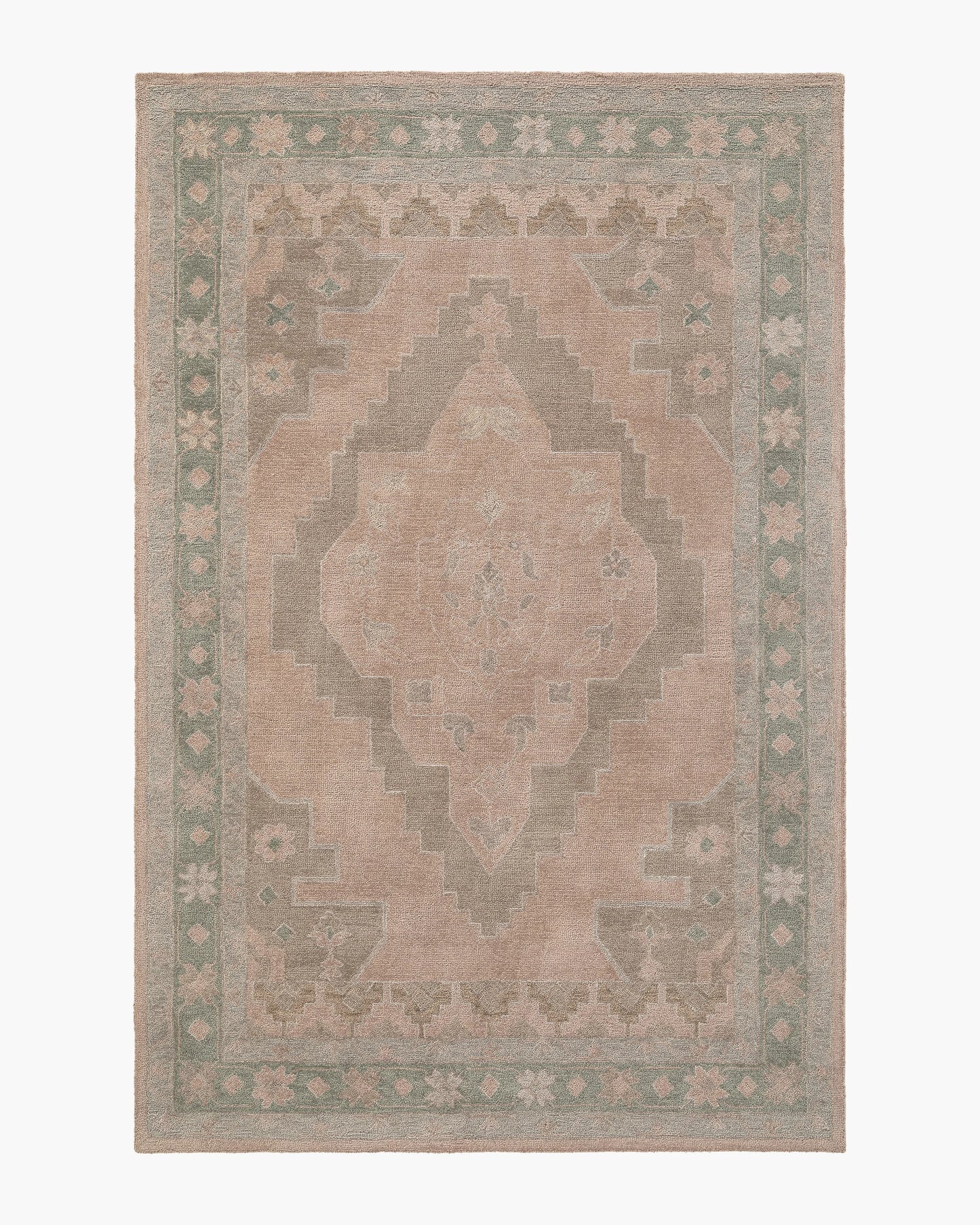 Ami Wool Rug - 5' x 8' / Soft Blush