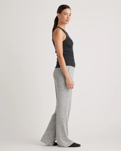 Brushed Lounge Straight Leg Pant - XS / Heather Grey