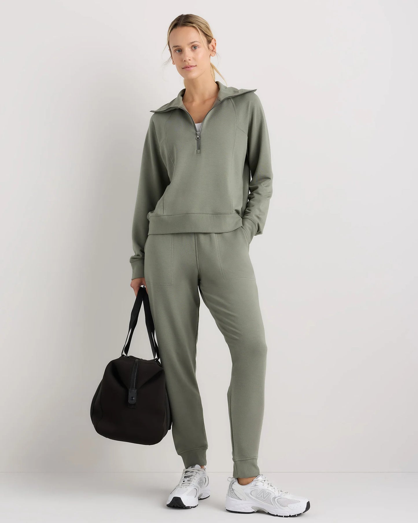 SuperSoft Fleece Half Zip - XS / Dried Fig