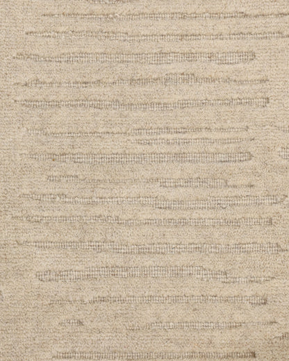 Cobble Hand-Loomed Wool Rug - 5' x 8' / Beige