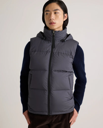 Responsible Down Puffer Vest - S / Carbon Grey