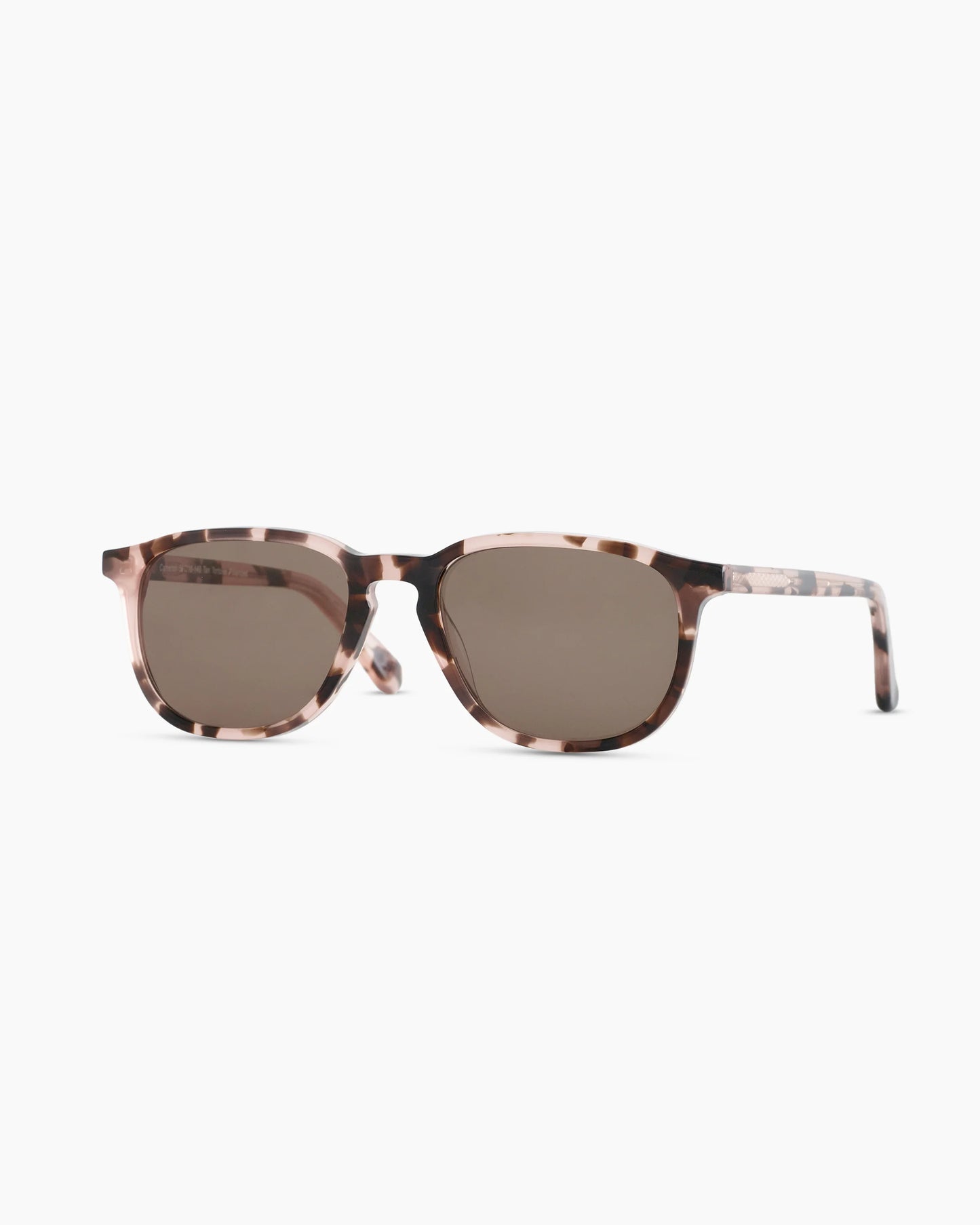 Cameron Polarized Acetate Sunglasses - One Size / Tan Tortoise with Brown Lens