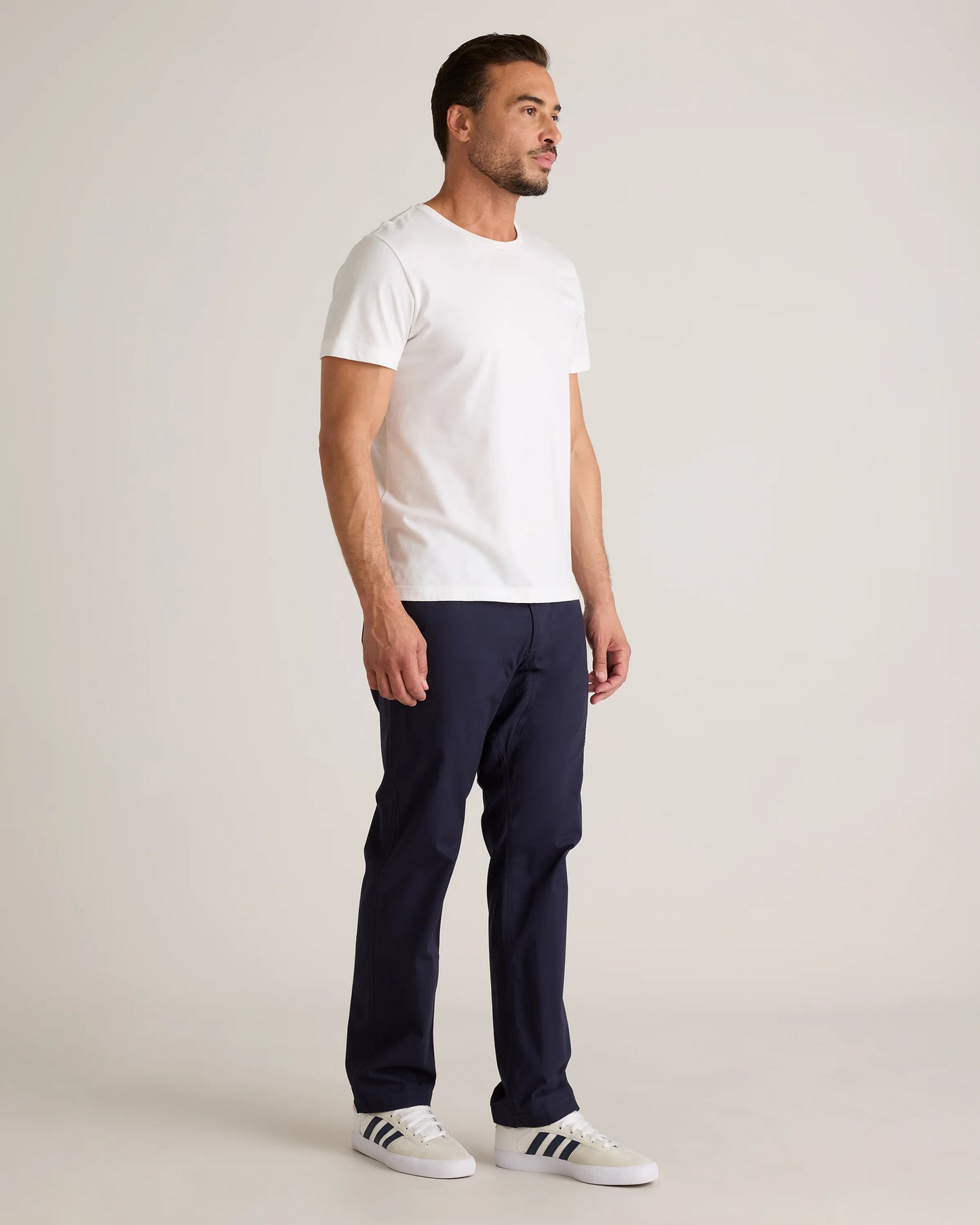 Organic Stretch Ripstop Straight Pants - S / Steel