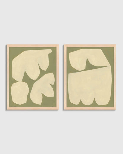 Drift by Michael Kempen (Set of 2) - 17.25"x21.25" / Maple