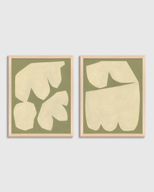 Drift by Michael Kempen (Set of 2) - 17.25"x21.25" / Maple