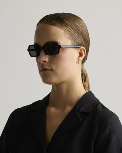 Santiago Polarized Acetate Sunglasses - One Size / Fawn Tortoise with Green lens