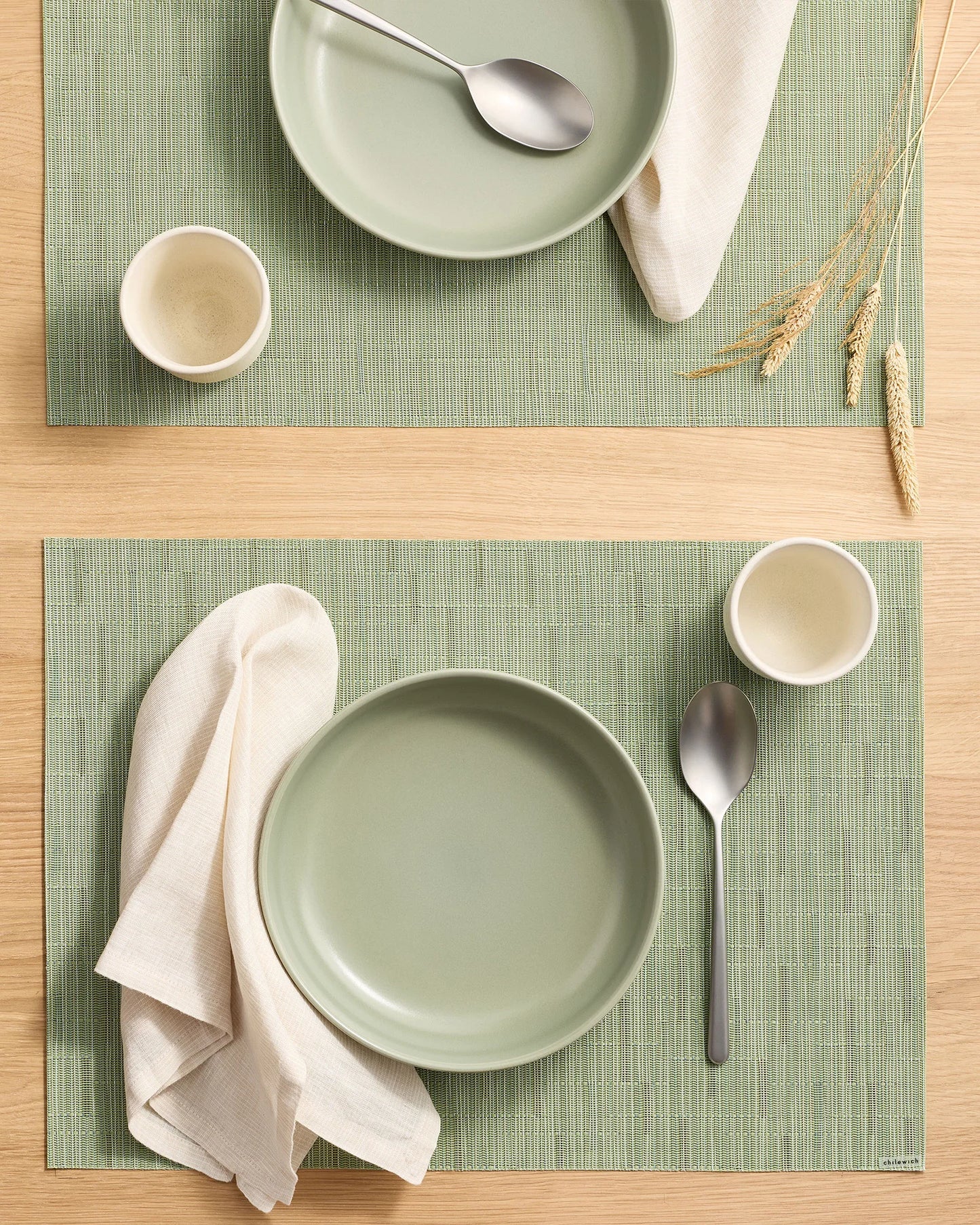 Bamboo Easy-Care Rectangular Placemat, Set of 4 by Chilewich - One Size / Coconut