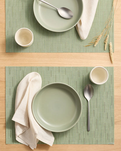 Bamboo Easy-Care Rectangular Placemat, Set of 4 by Chilewich - One Size / Coconut
