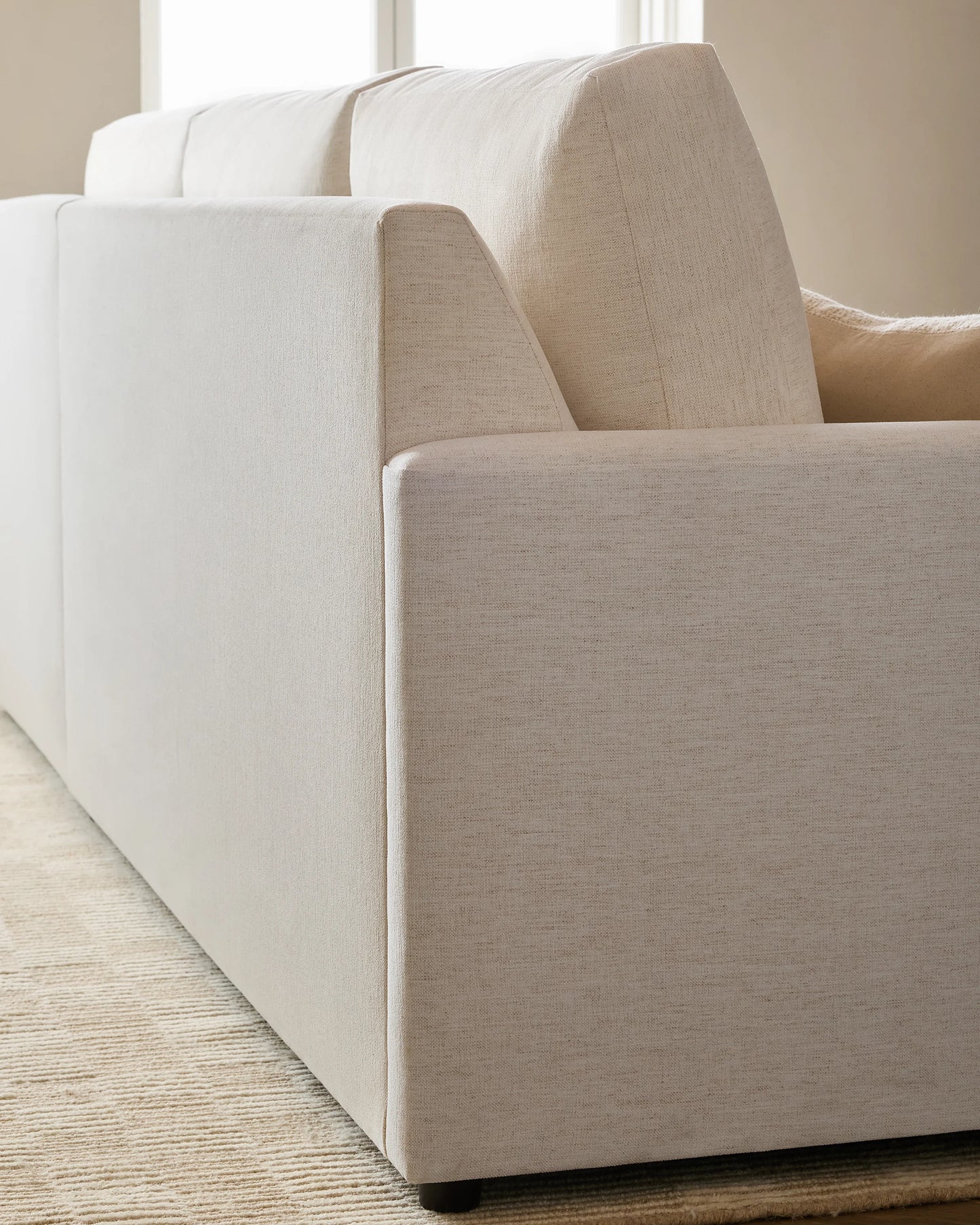 Brennan Chaise Sectional in Performance Velvet - Right Arm / Pine
