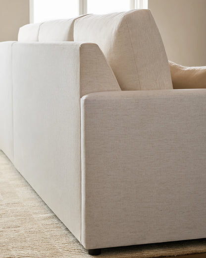 Brennan Chaise Sectional in Performance Velvet - Right Arm / Pine