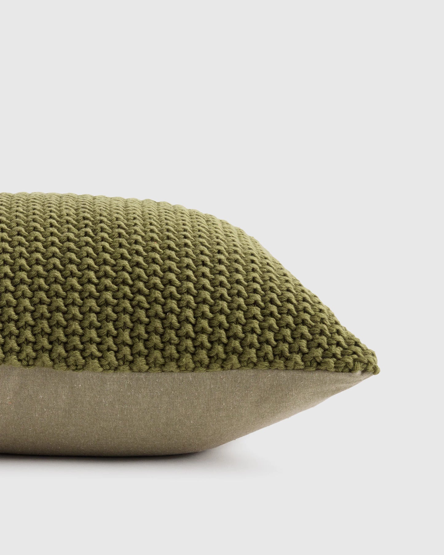 Cotton Fisherman Pillow Cover - 20x20 / Fig