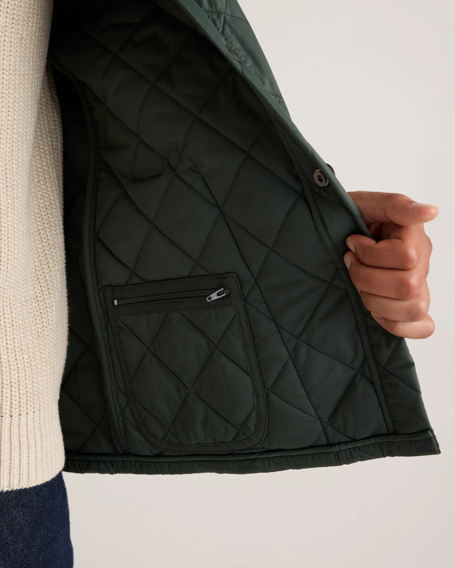 Featherless Quilted Jacket - S / Black