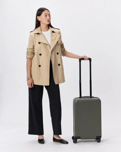 Expandable Small Carry-On Suitcase - One Size / Coastal Cobalt