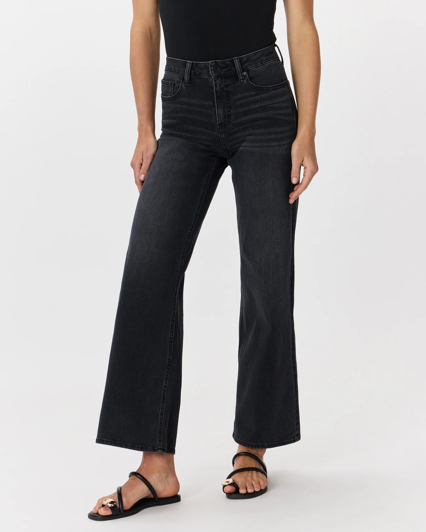 Bella Stretch Wide Leg Jeans - 24 / Frosted Blue