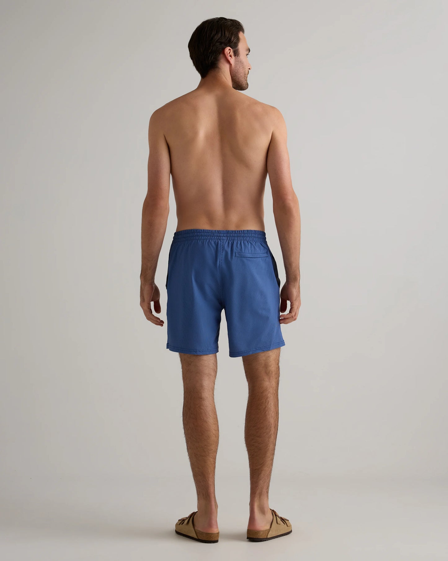 Italian Swim Trunks - 7" - XS / Navy Diamond Geo