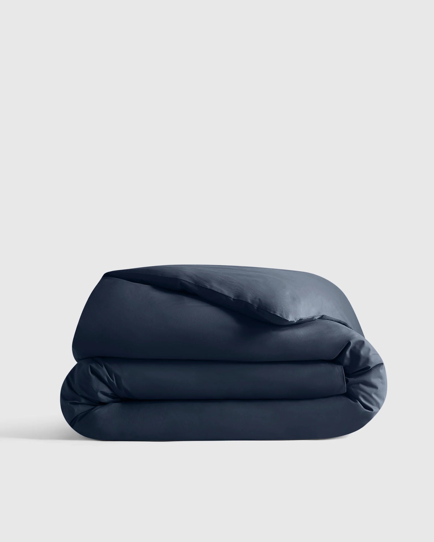 Organic Crisp Percale Duvet Cover - Twin / Ivory