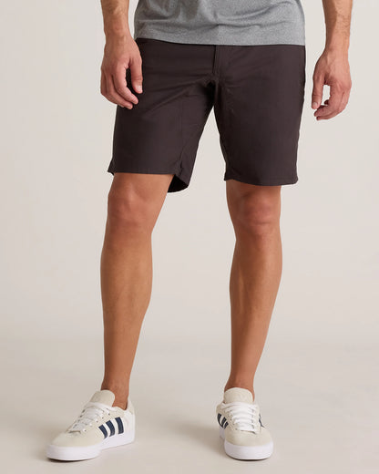 Organic Stretch Ripstop Shorts - 10" - S / Morel Grey