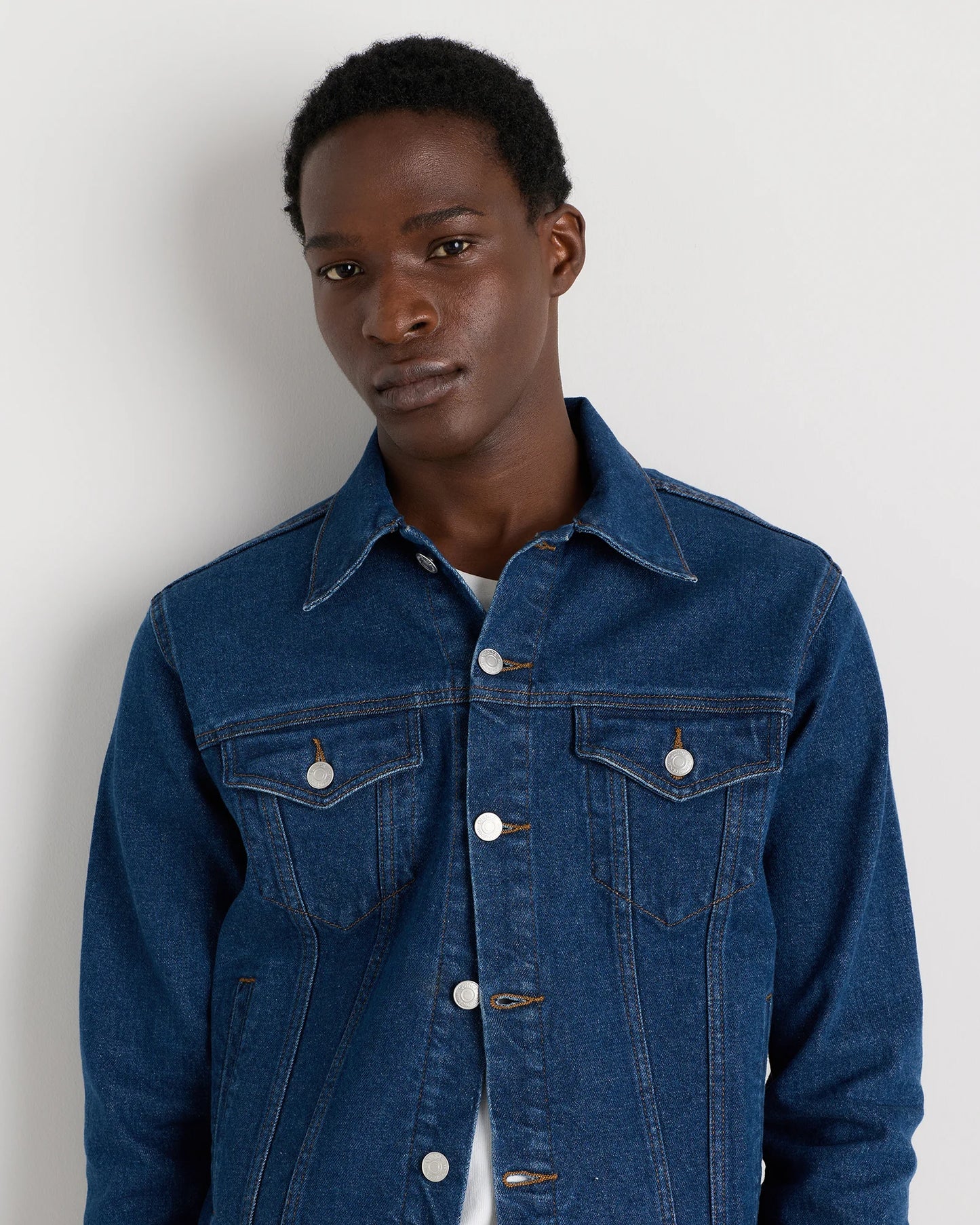 Comfort Stretch Denim Jacket - S / Dark Indigo