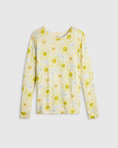 Bamboo Long Sleeve and Pant Pajama Set - 6 / Wildflower Dreams