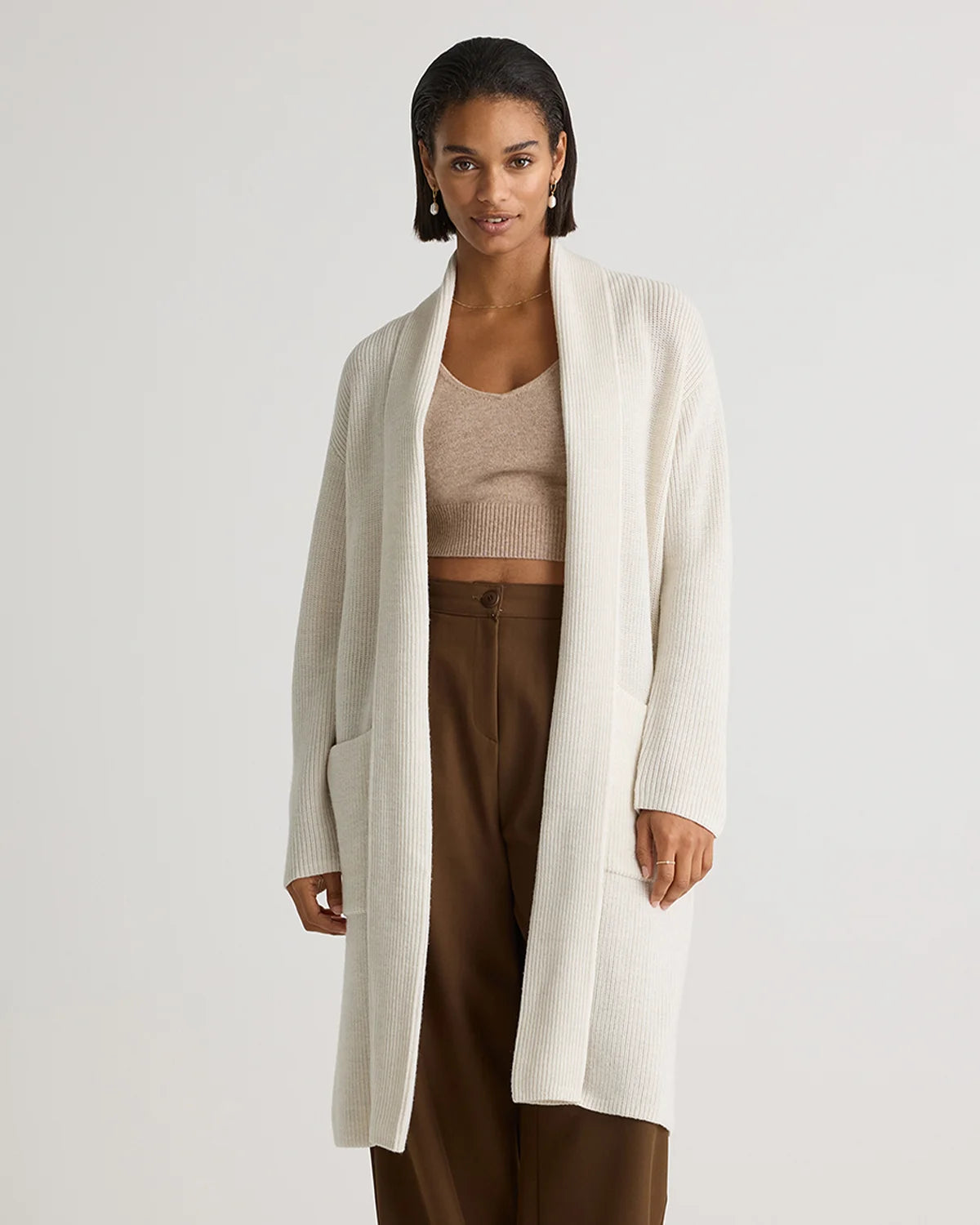 Australian Merino Wool Duster Cardigan - XS / Malted Toffee