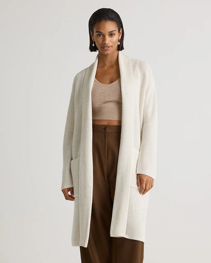 Australian Merino Wool Duster Cardigan - XS / Malted Toffee