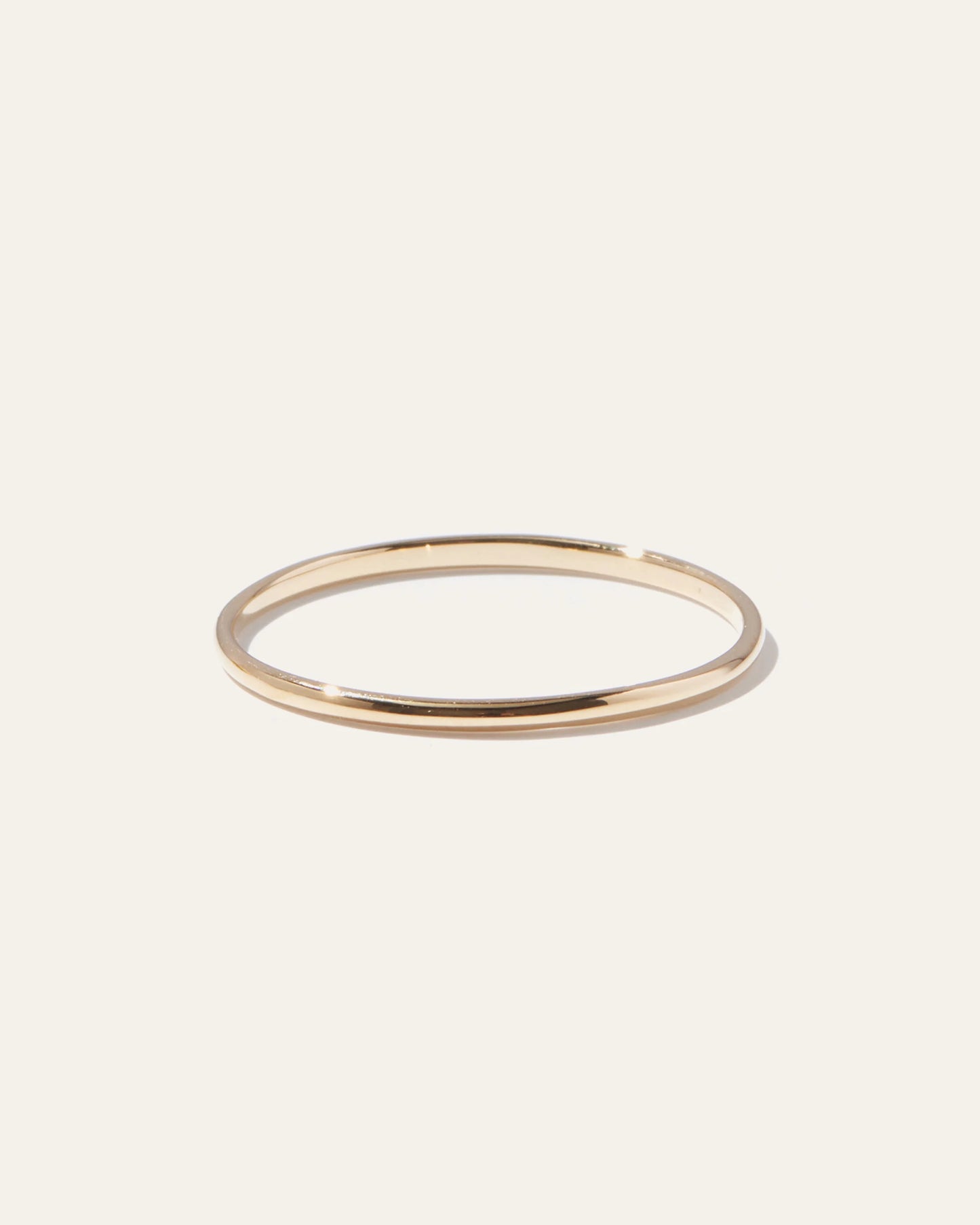 14K Gold Stacker Ring - 4 / Yellow Gold
