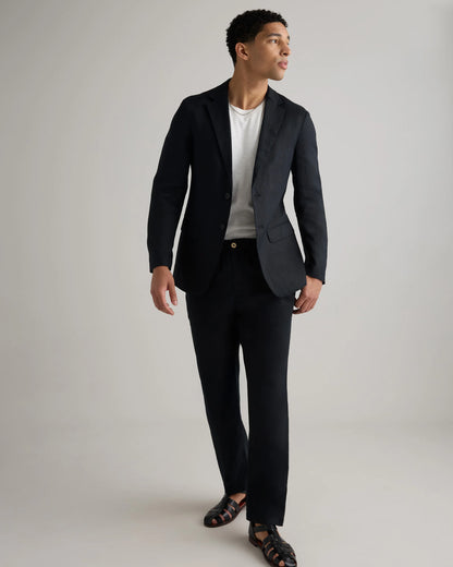 100% European Linen Blazer - XS / French Blue
