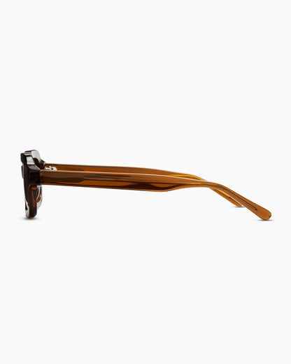 Fiji Polarized Acetate Sunglasses - Standard / Clear Spice with Deep Rose lens