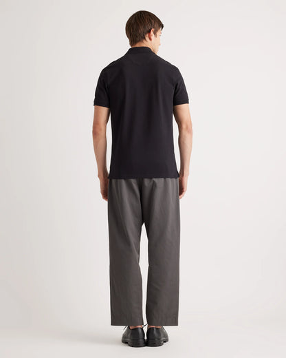 Organic Cotton Pique Polo - XS / Heather Grey