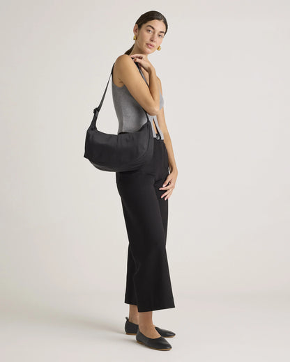 Revive Nylon Crescent Shoulder Bag - One Size / Olive