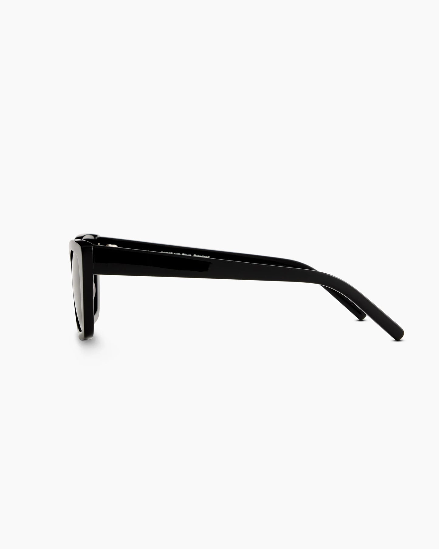 Lagos Polarized Acetate Sunglasses - One Size / Black with Grey lens