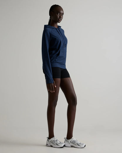 Flowknit Pullover Hoodie - XS / Heather Navy