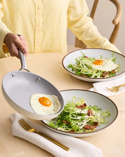 Ceramic Nonstick Frying Pan Set - One Size / Navy