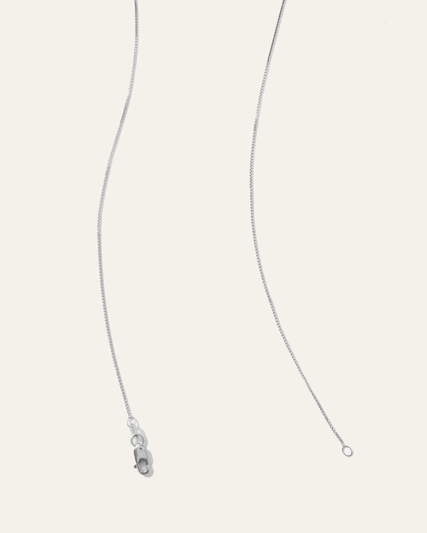 14K Gold Petite Box Chain Necklace - One Size / Yellow Gold