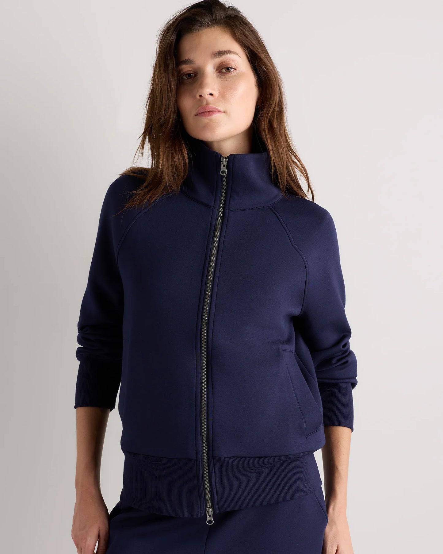 CloudComfort Full-Zip Sweatshirt - XS / Dark Taupe
