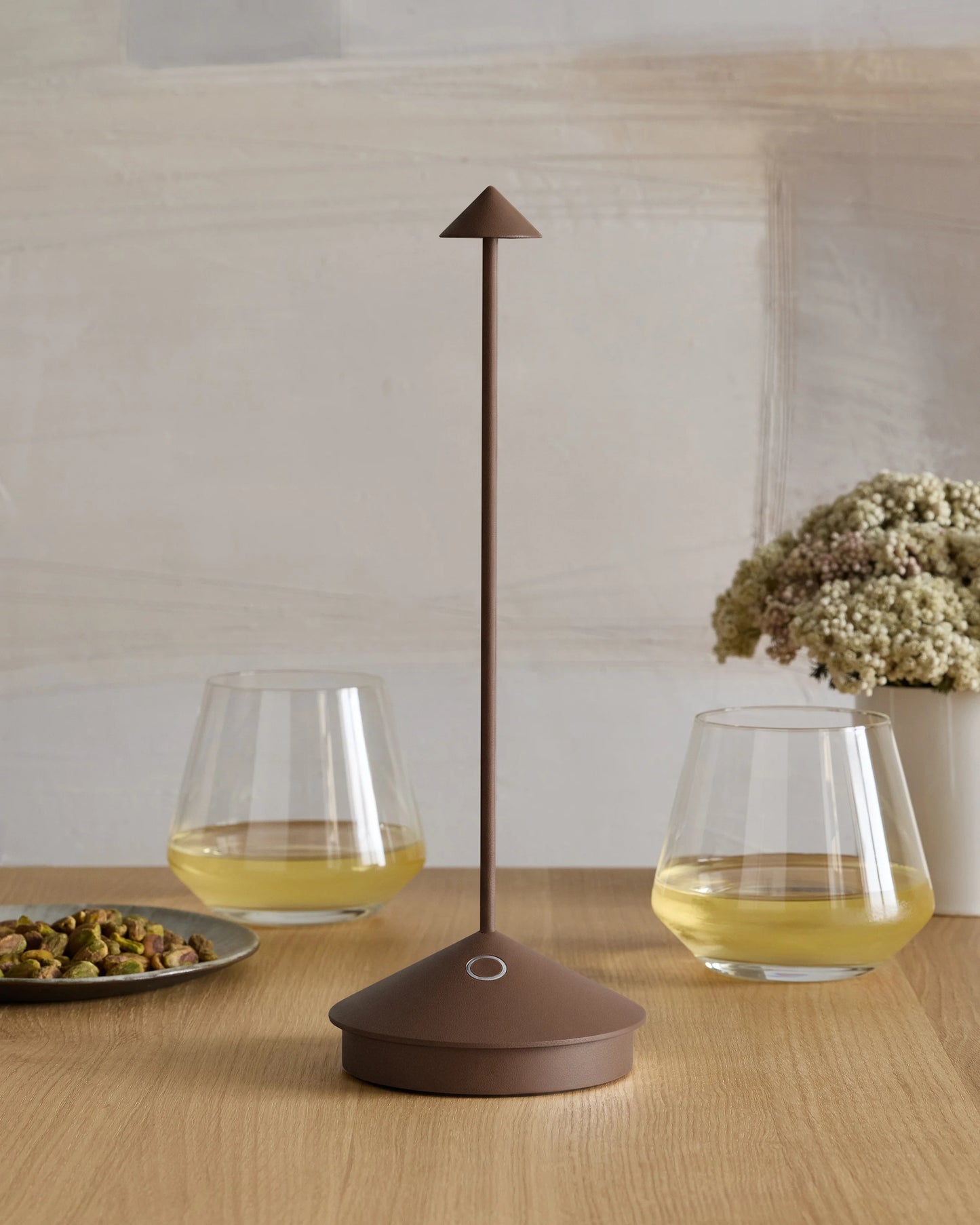 Pina Pro Rechargeable Table Lamp by Zafferano - One Size / White