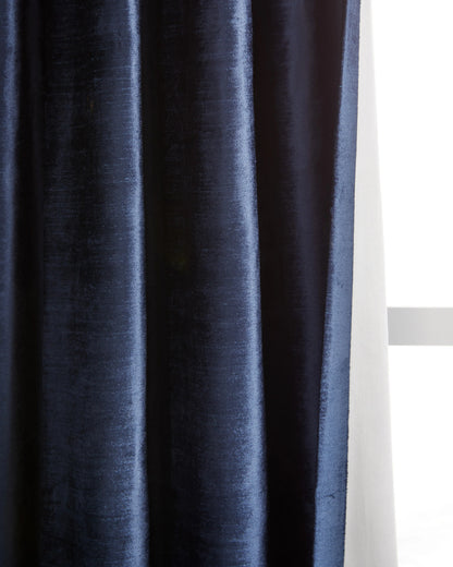 Luster Velvet True Blackout Curtain - Single Panel - 48x84 / Champagne